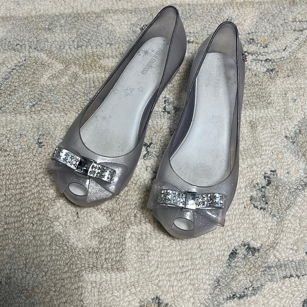 Mini Melissa’s sparkle shoes